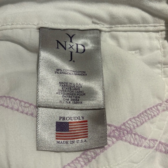 NYDJ Not Your Daughter Jeans Sz 8P Straight Leg 5 Pocket High Waist Jeans - Picture 11 of 12